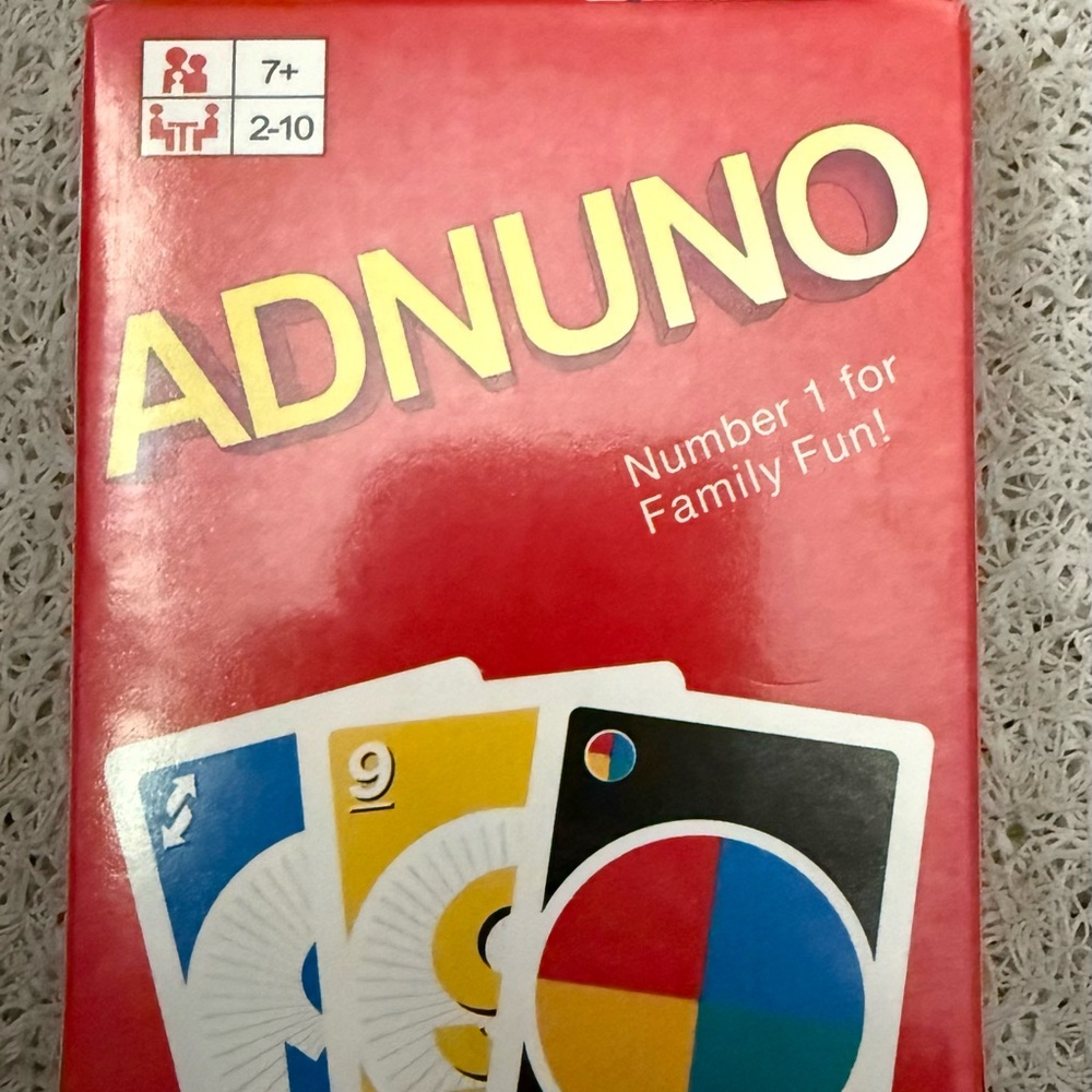 Adnuno Family Card Game